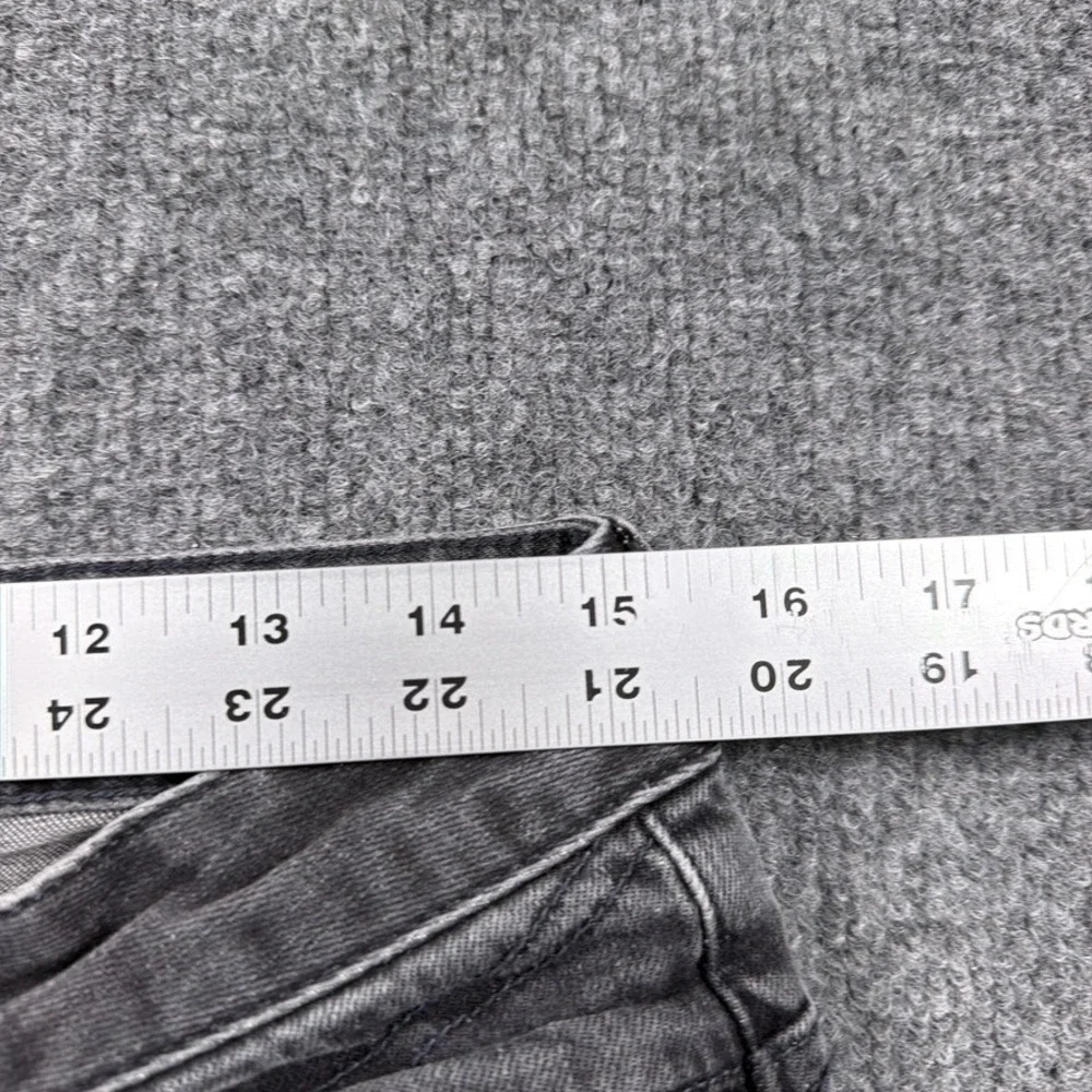 prAna Jeans Mens 32 x 32 Gray Organic Cotton Stretch Straight Leg Denim Pants